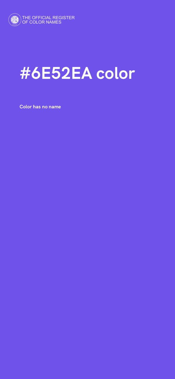#6E52EA color image