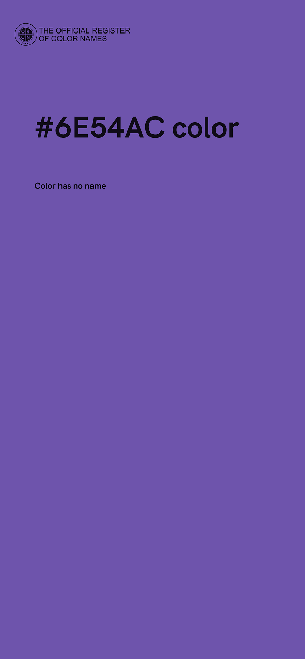 #6E54AC color image