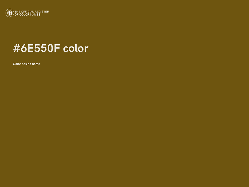 #6E550F color image