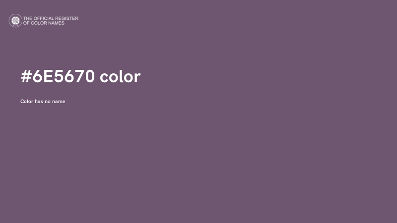 #6E5670 color image