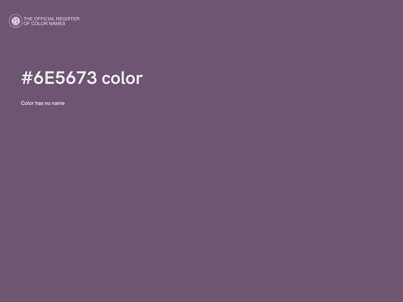 #6E5673 color image