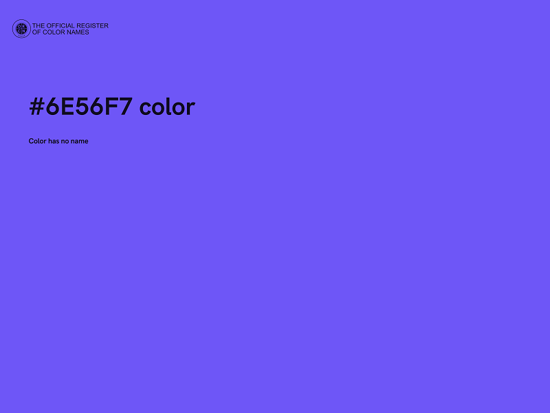 #6E56F7 color image