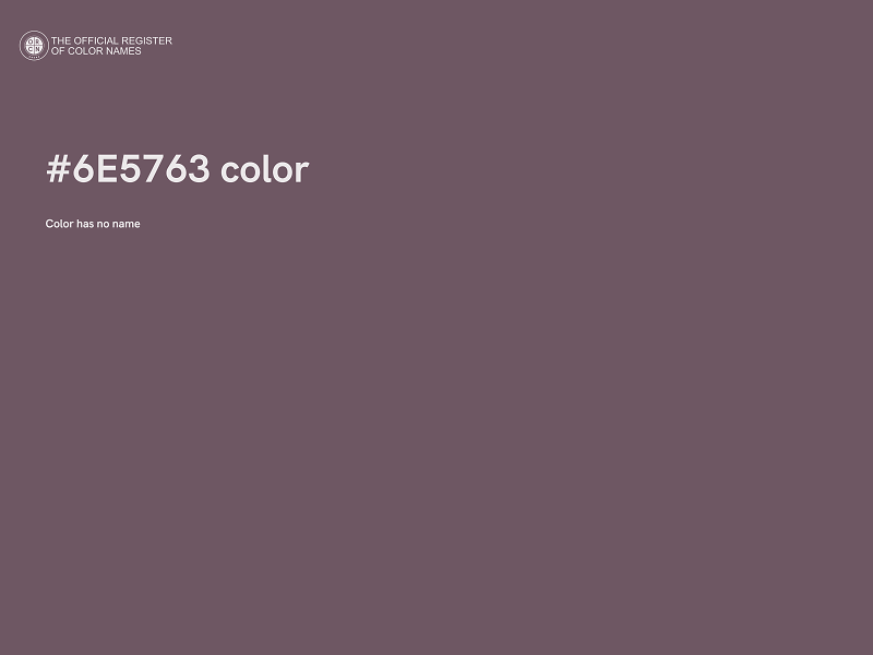 #6E5763 color image