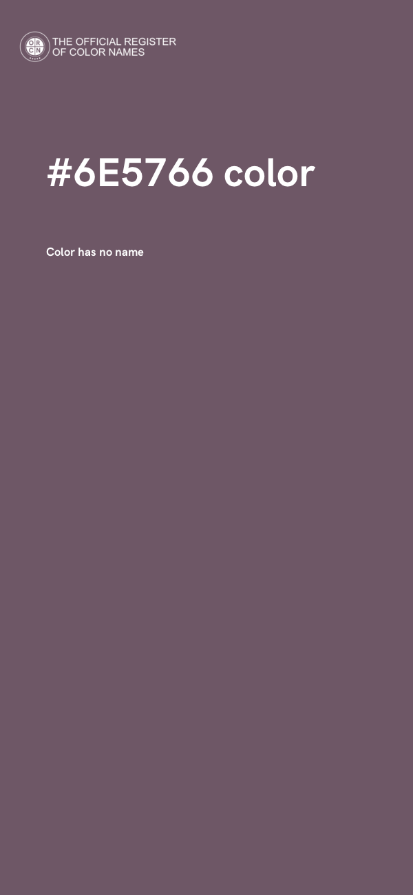 #6E5766 color image