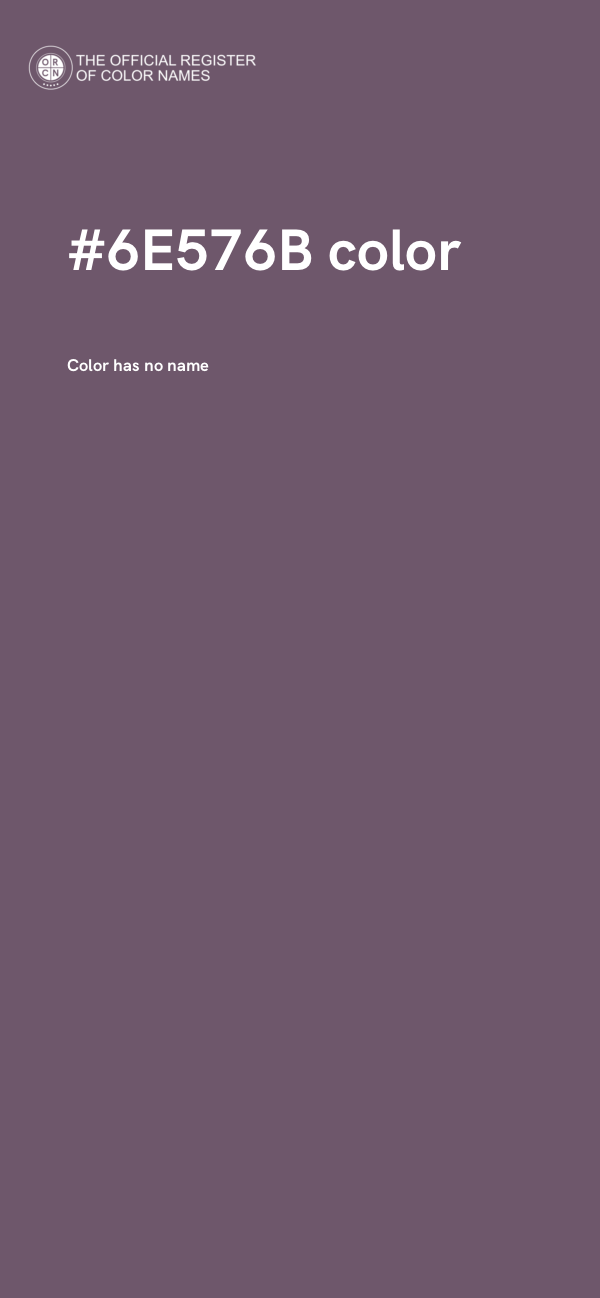 #6E576B color image