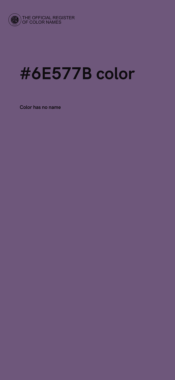 #6E577B color image