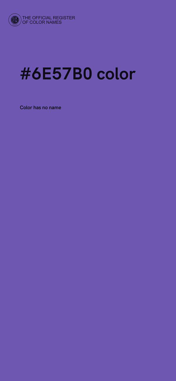 #6E57B0 color image