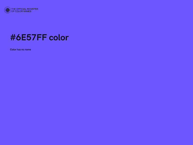 #6E57FF color image