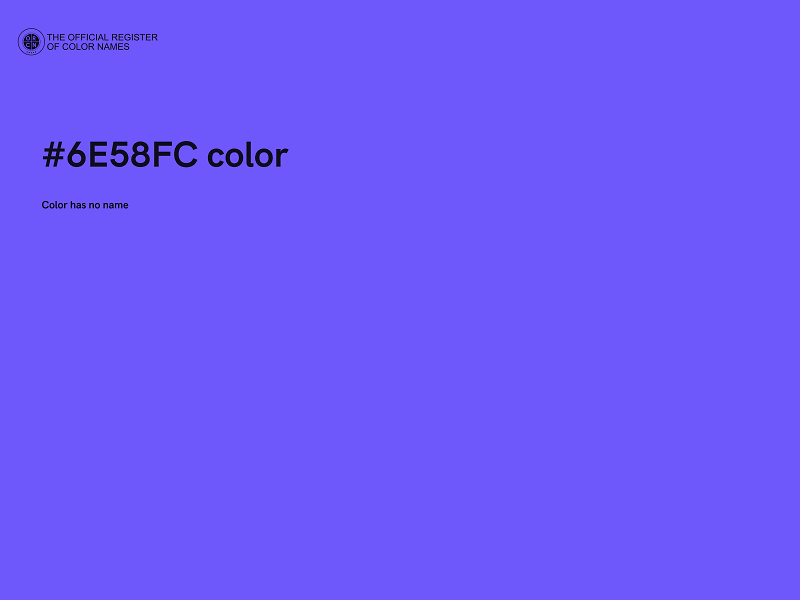 #6E58FC color image