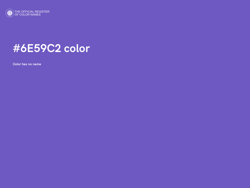 #6E59C2 color image