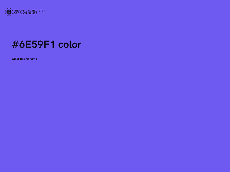 #6E59F1 color image