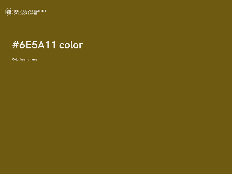 #6E5A11 color image