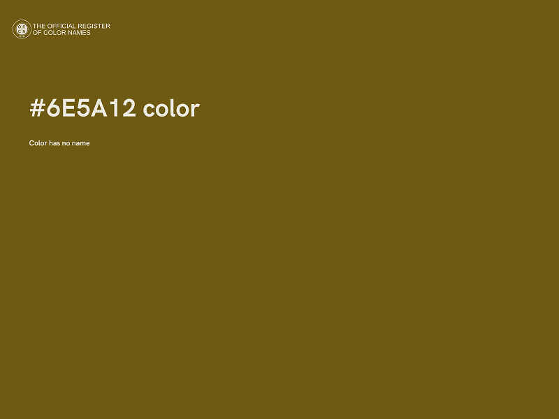 #6E5A12 color image