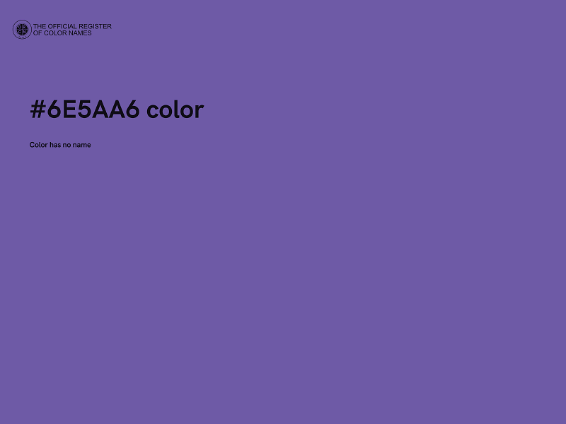 #6E5AA6 color image