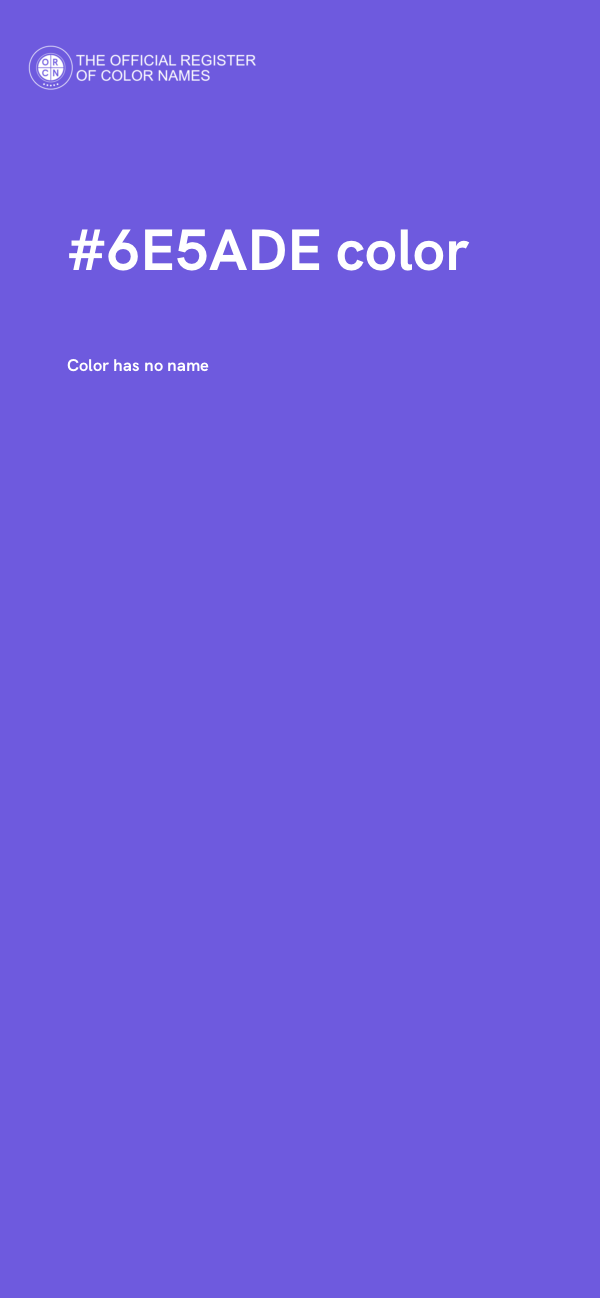 #6E5ADE color image