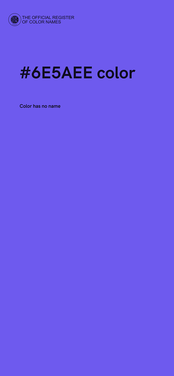 #6E5AEE color image