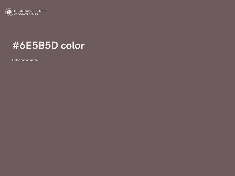 #6E5B5D color image