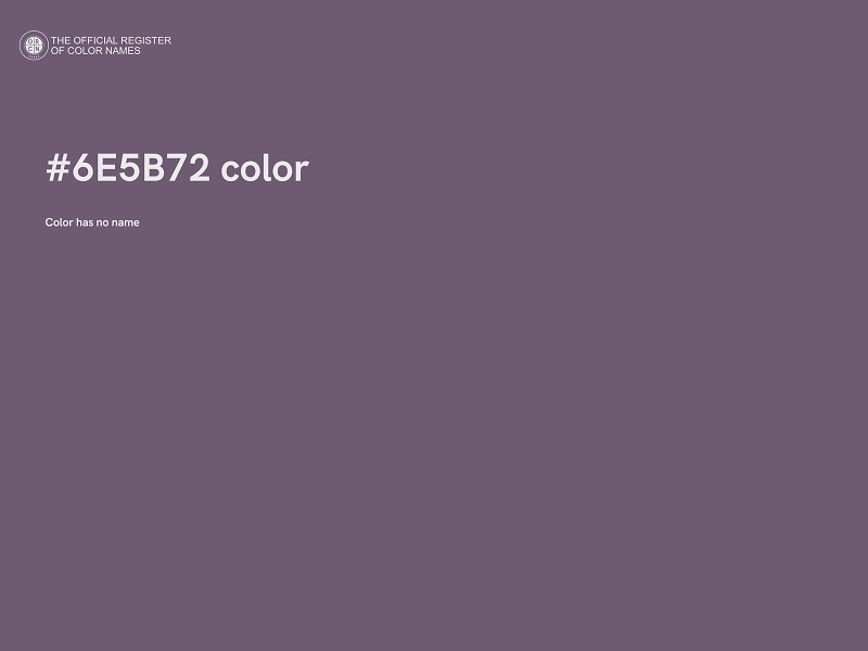 #6E5B72 color image