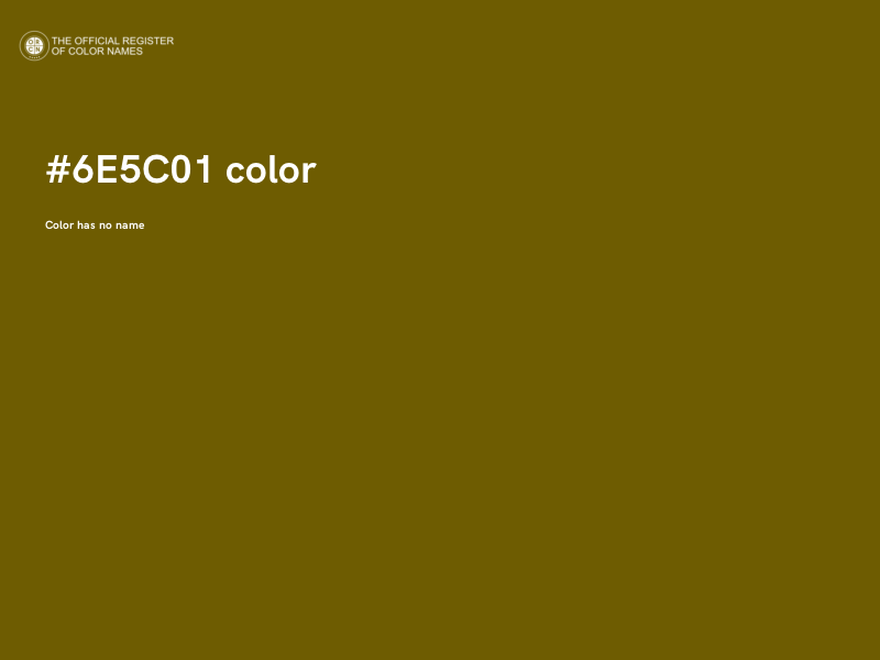 #6E5C01 color image