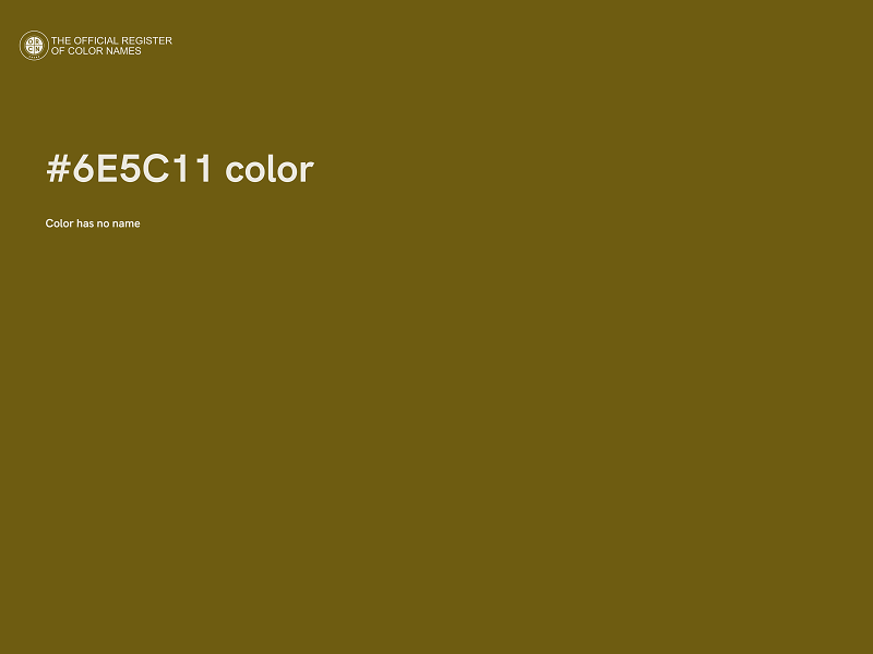 #6E5C11 color image