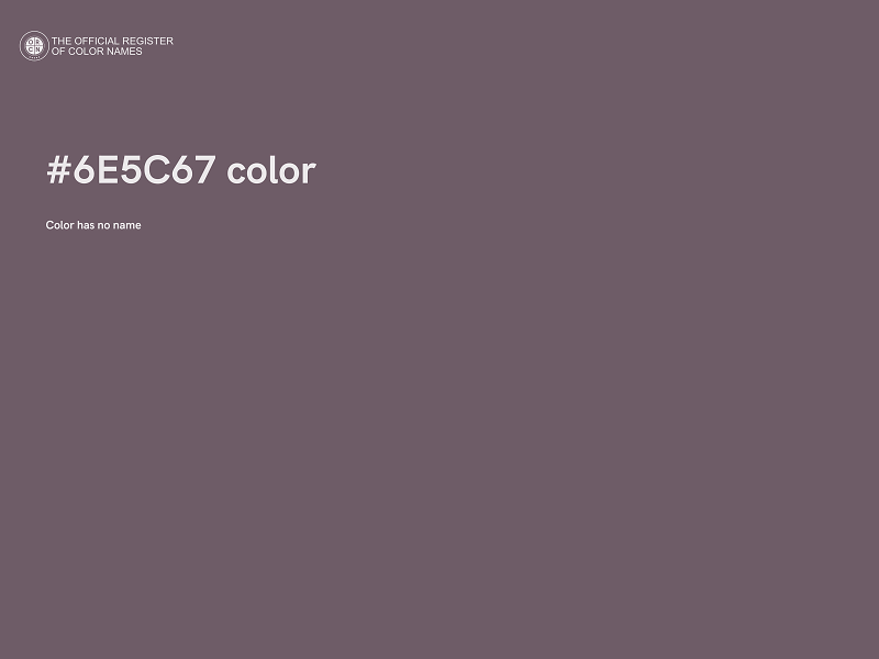 #6E5C67 color image