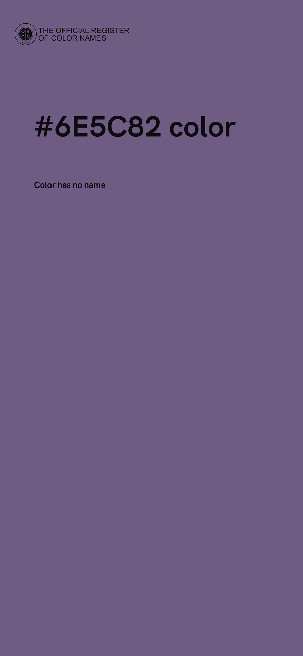 #6E5C82 color image