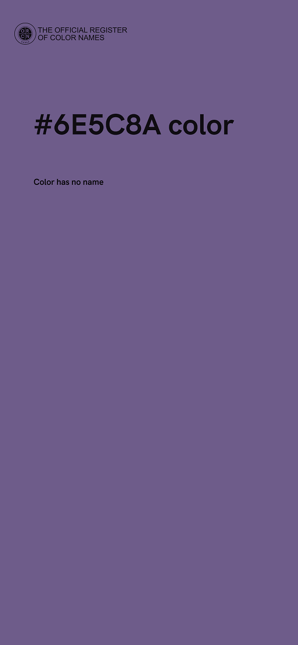 #6E5C8A color image