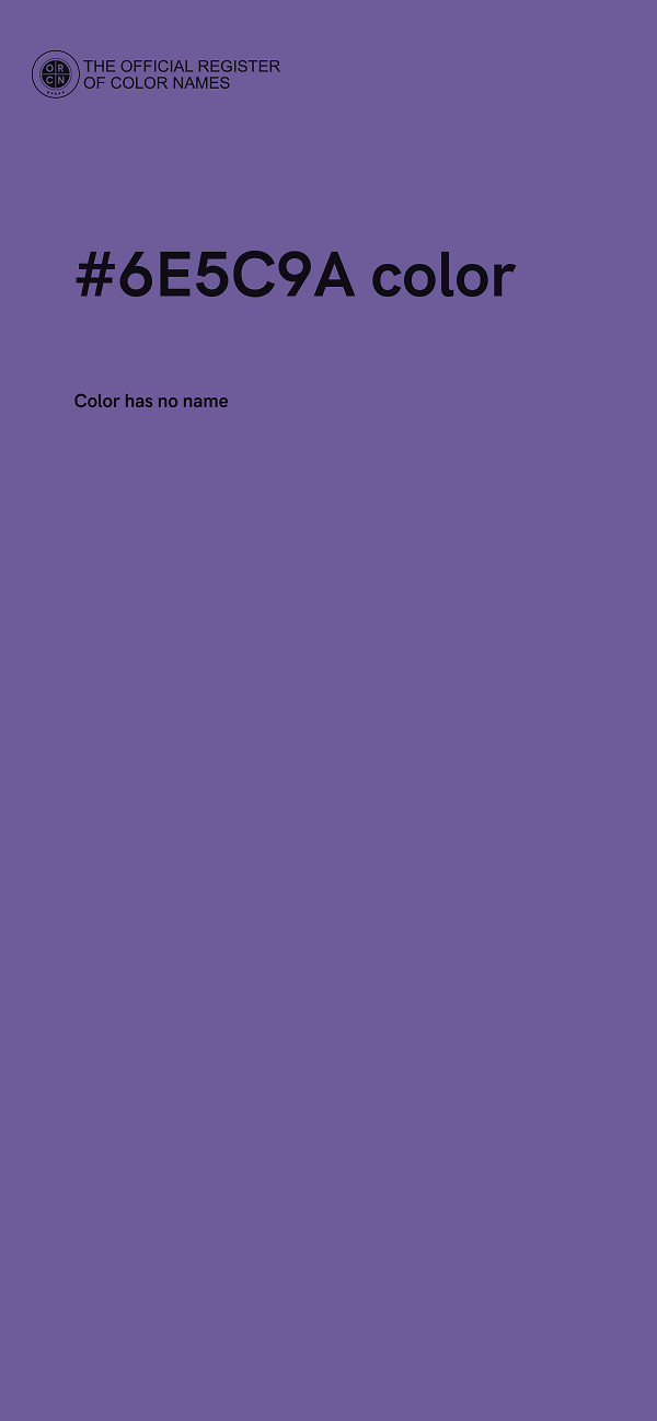 #6E5C9A color image