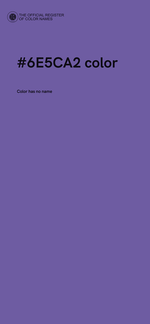 #6E5CA2 color image