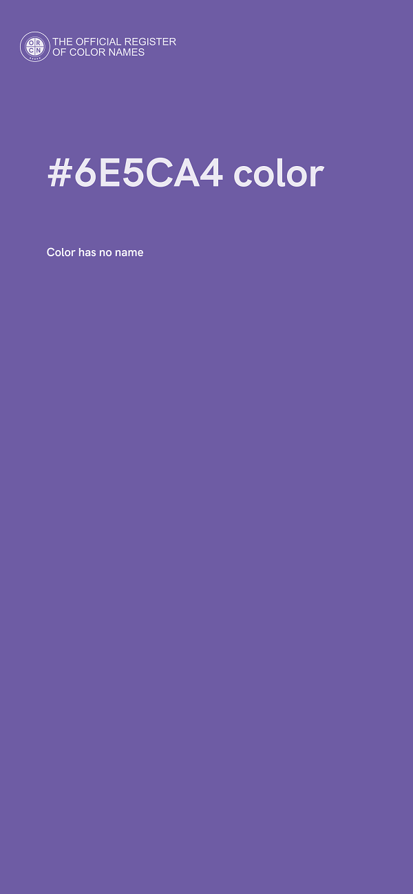 #6E5CA4 color image