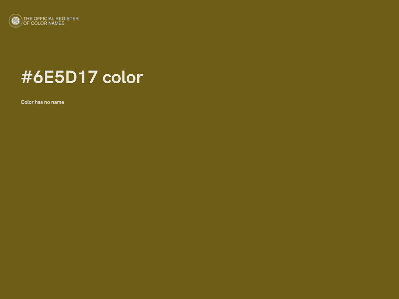 #6E5D17 color image