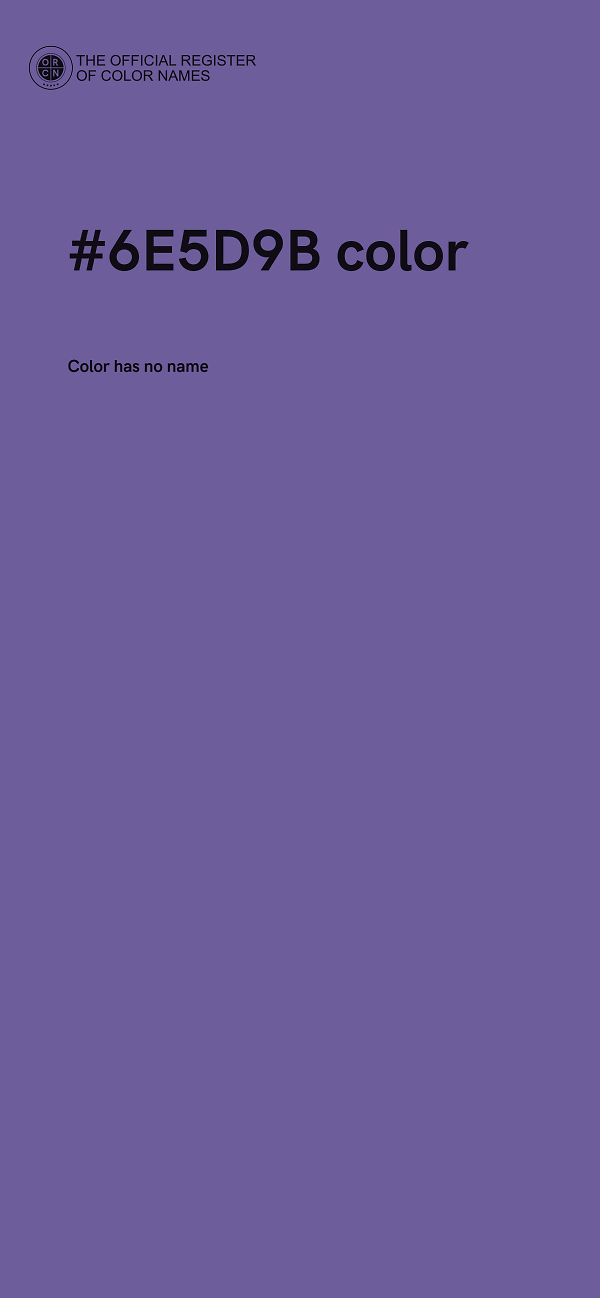 #6E5D9B color image