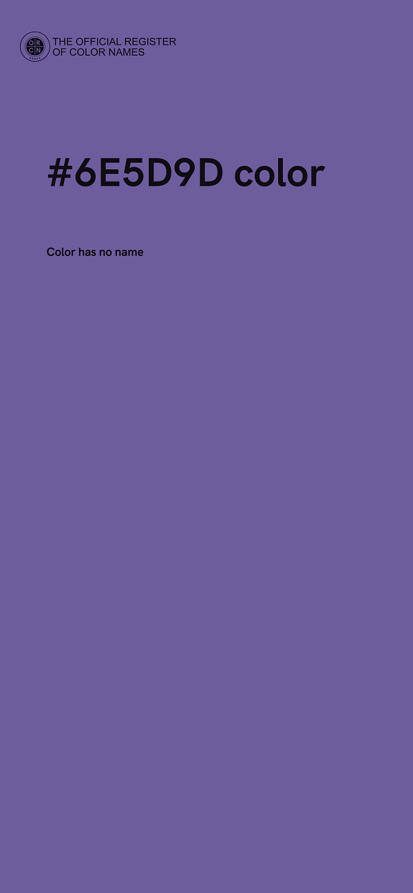 #6E5D9D color image