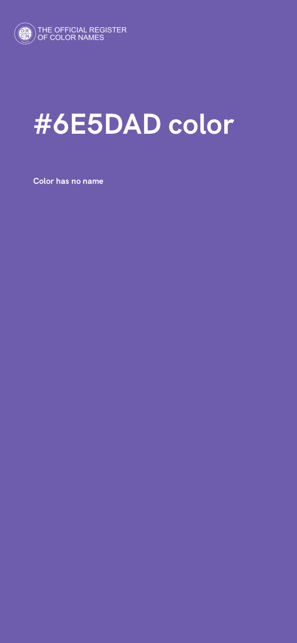 #6E5DAD color image