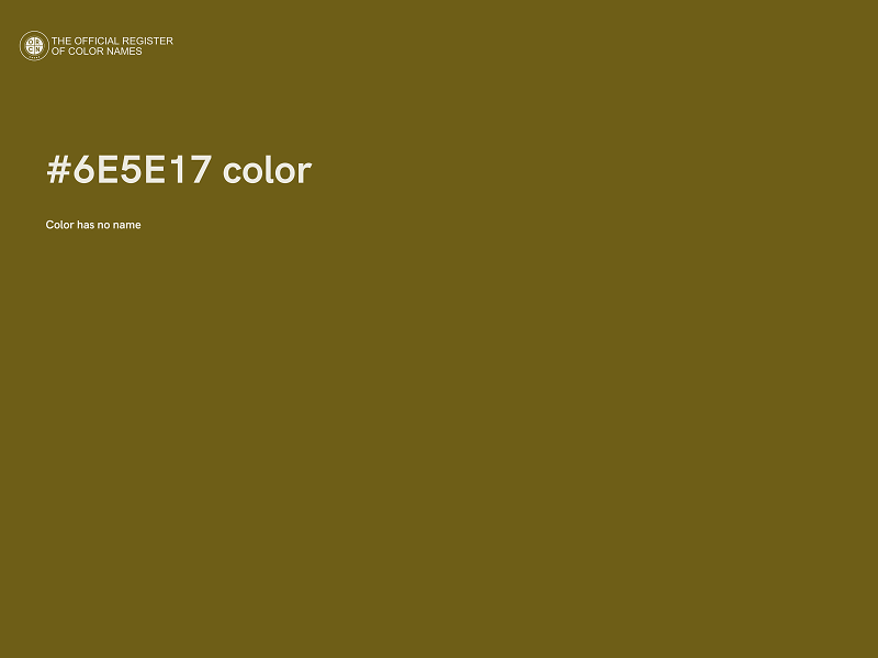 #6E5E17 color image
