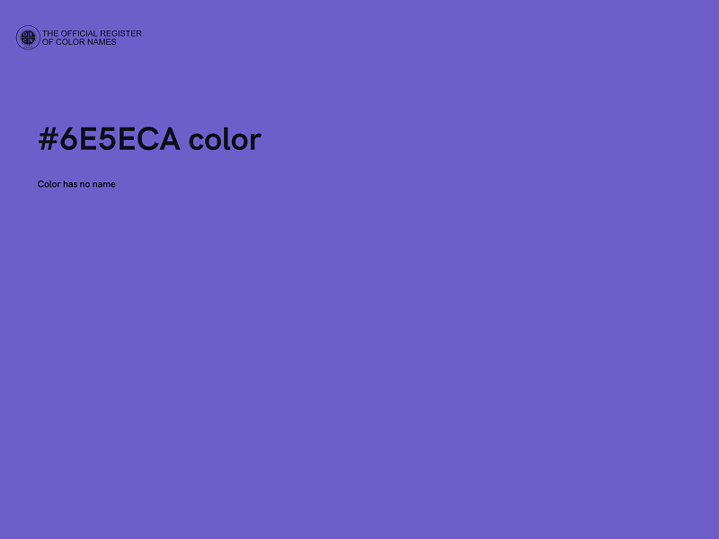 #6E5ECA color image