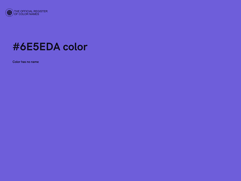 #6E5EDA color image