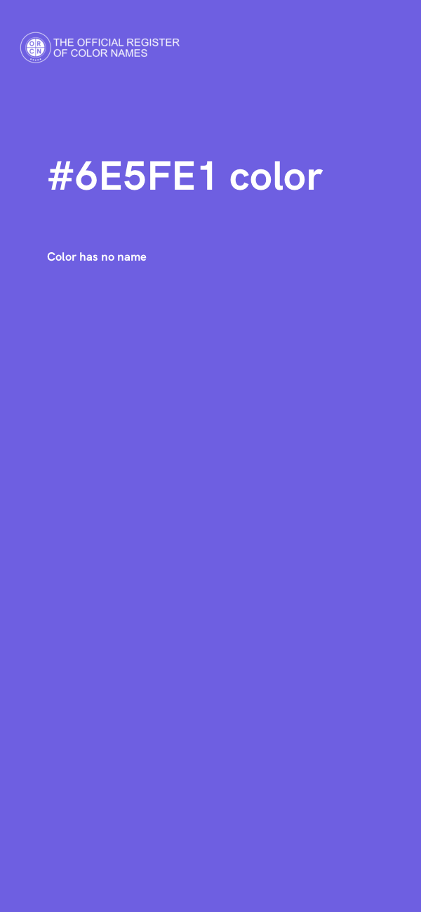 #6E5FE1 color image