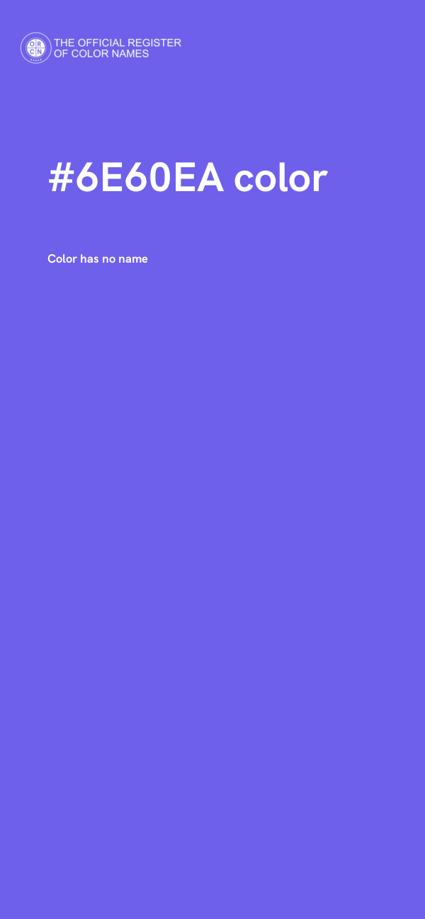 #6E60EA color image