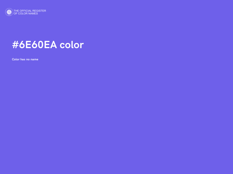 #6E60EA color image