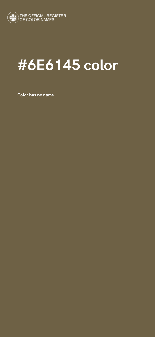 #6E6145 color image