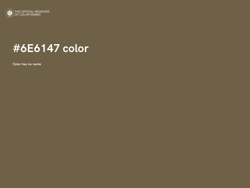 #6E6147 color image