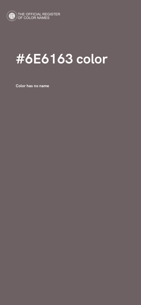 #6E6163 color image