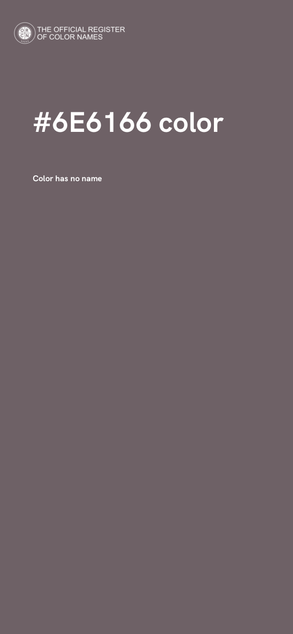 #6E6166 color image