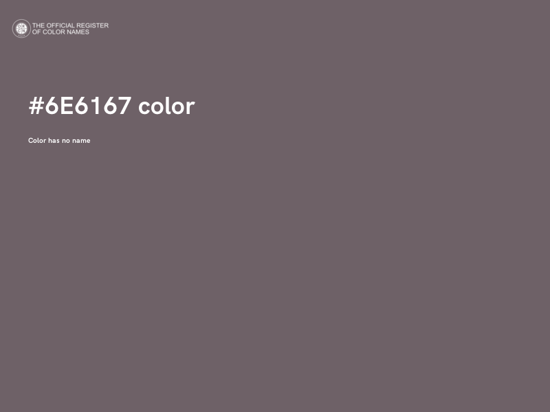 #6E6167 color image