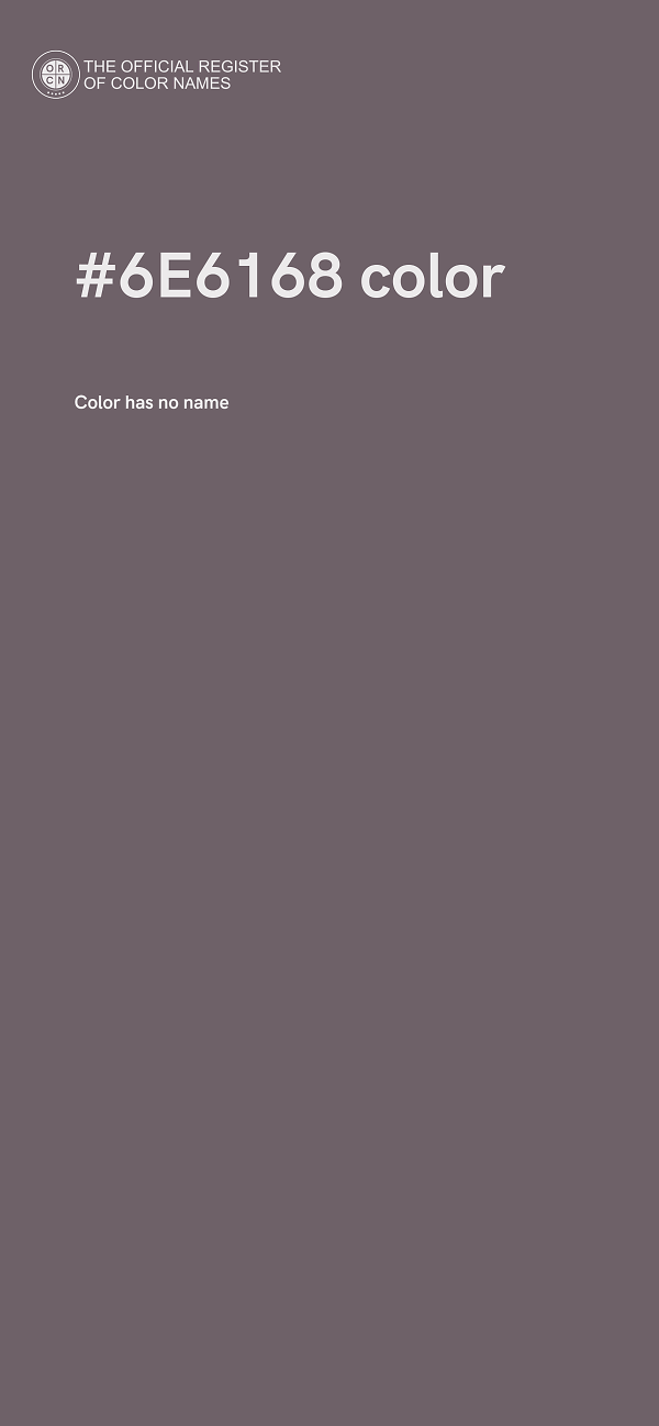 #6E6168 color image