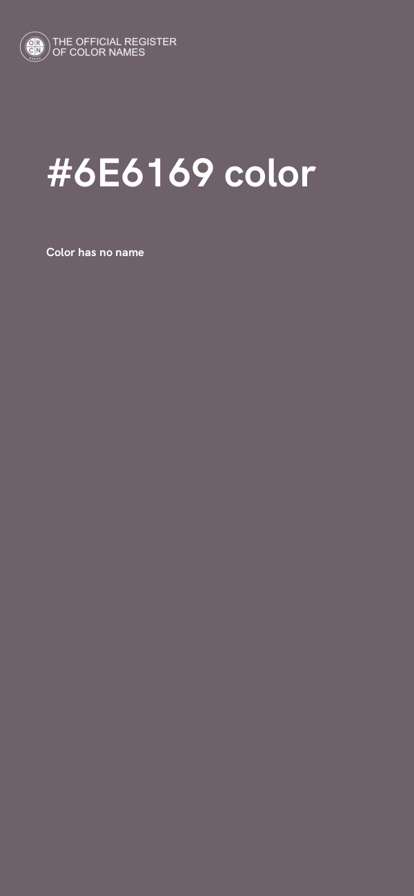 #6E6169 color image