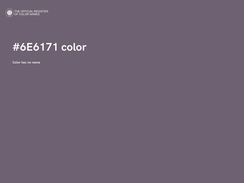 #6E6171 color image