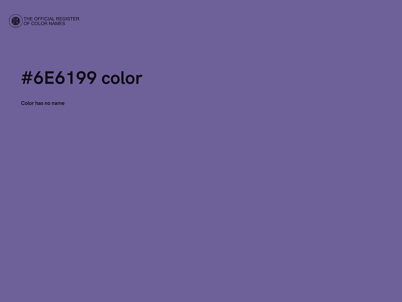 #6E6199 color image