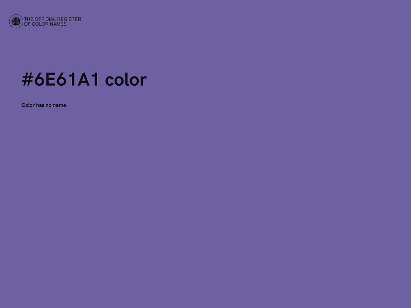 #6E61A1 color image